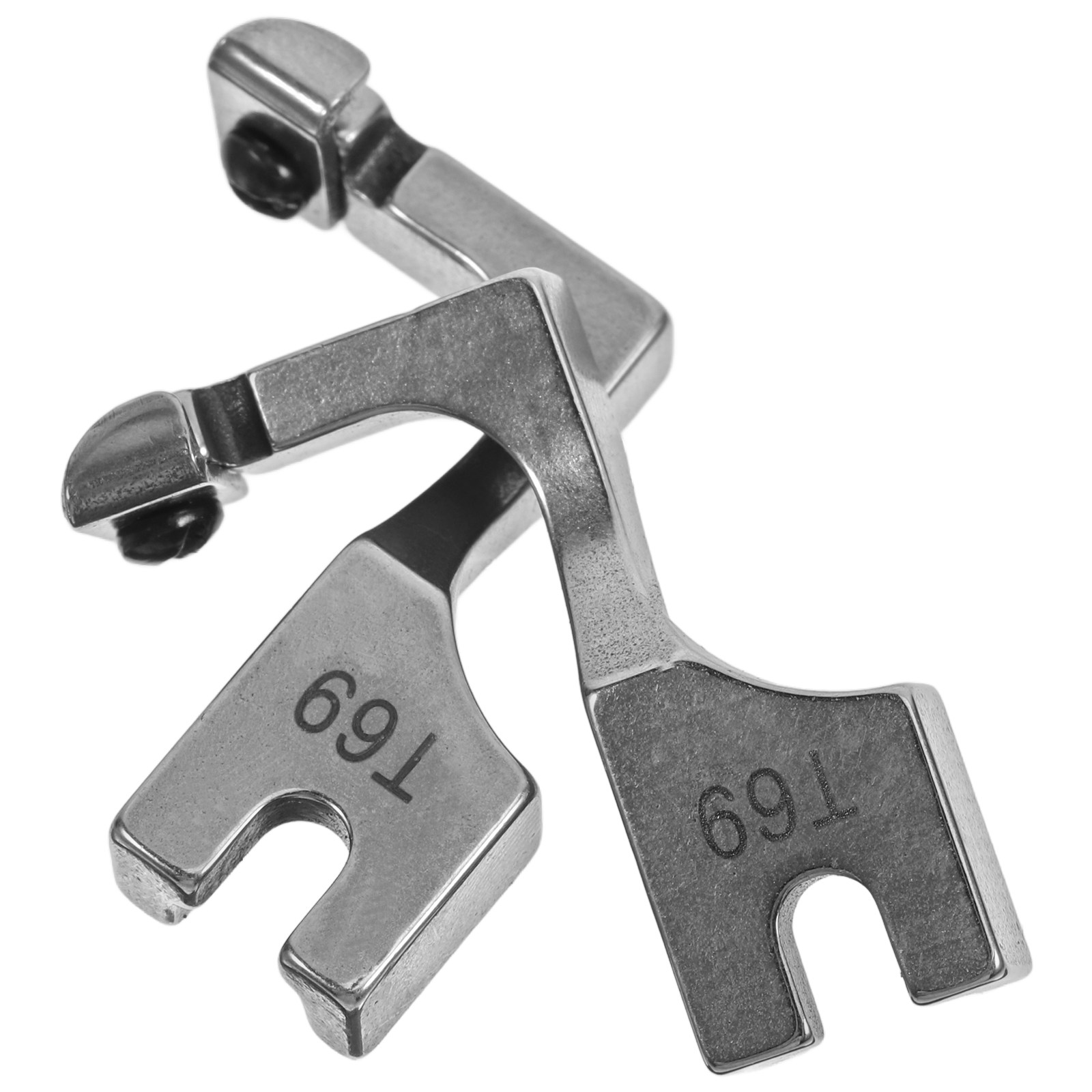 Zipper Foot Presser - 2 adet çelik ayarlanabilir fermuar baskı