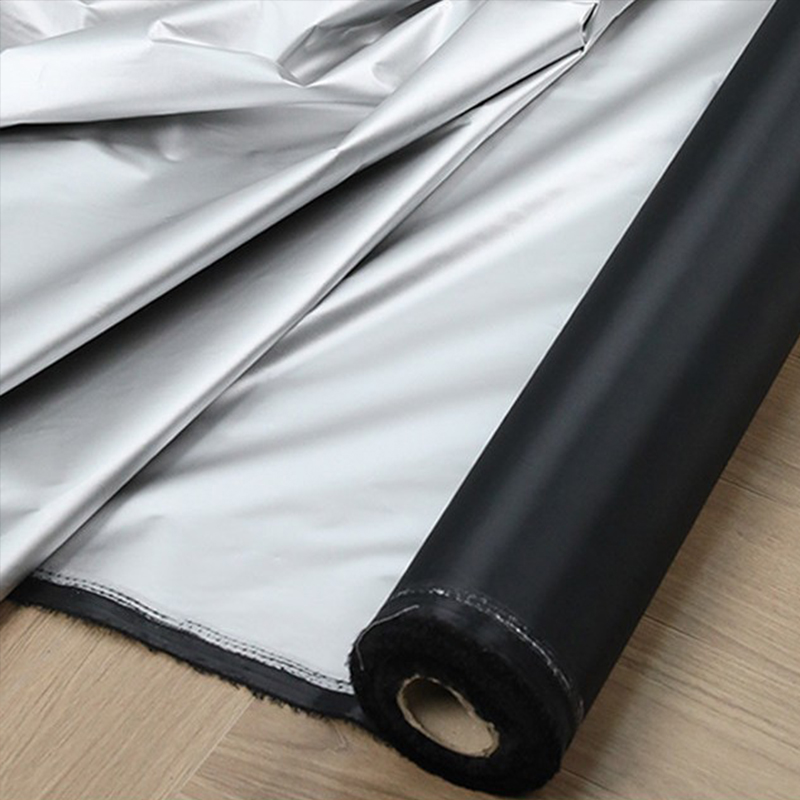 Sewing Cloth - 1 m Siyah Gümüş Kaplamalı Karartma