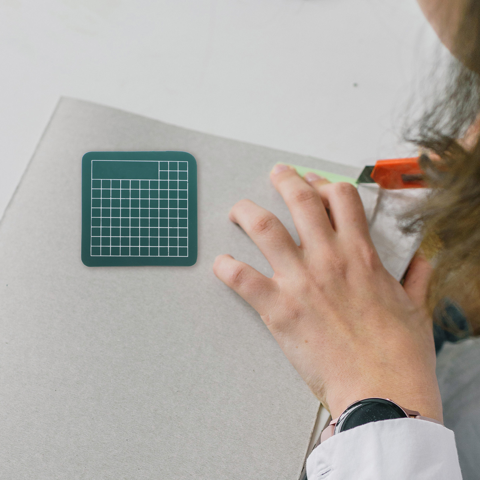 Cutting Mat Self Heal - Mini Kesme 6x6cm Kendinden Yapışkanlı Kesme