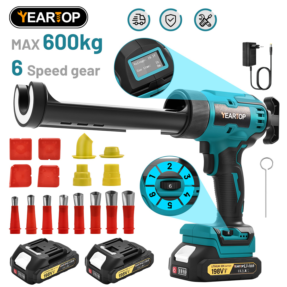 Sewing Necessities - 6 hız kablosuz elektrikli tutkal tabancası