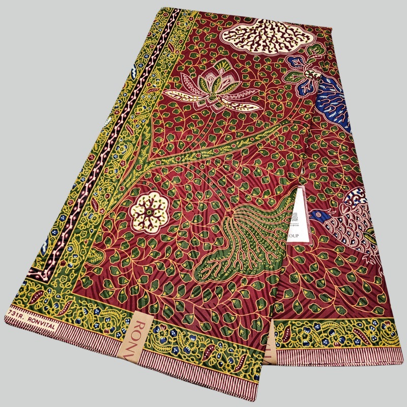 Sewing Batik Fabric - 46 inç * 6 yarda yeşil