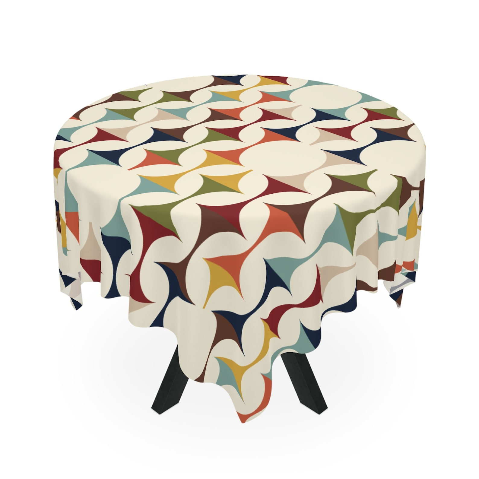 Century Textile & Sewing Supply Saskatoon Sk - Orta Yüzyıl Modern Retro Geometrik Kare