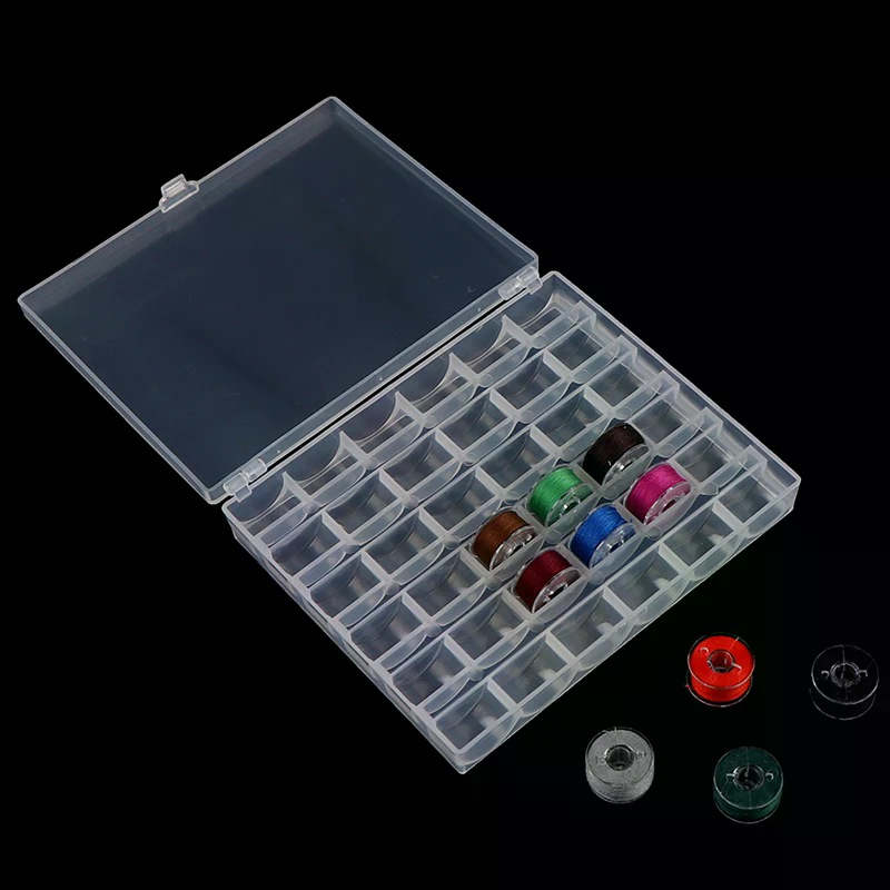Bobbin Organizer Box - 36 Makara Boş Bobinler Dikiş Makinesi