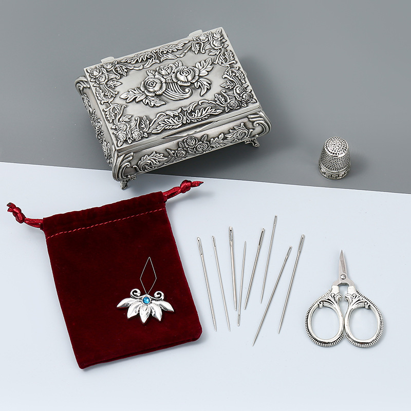 Sewing Thimble Metal - Nakış makas kitleri, dikiş için paslanmaz