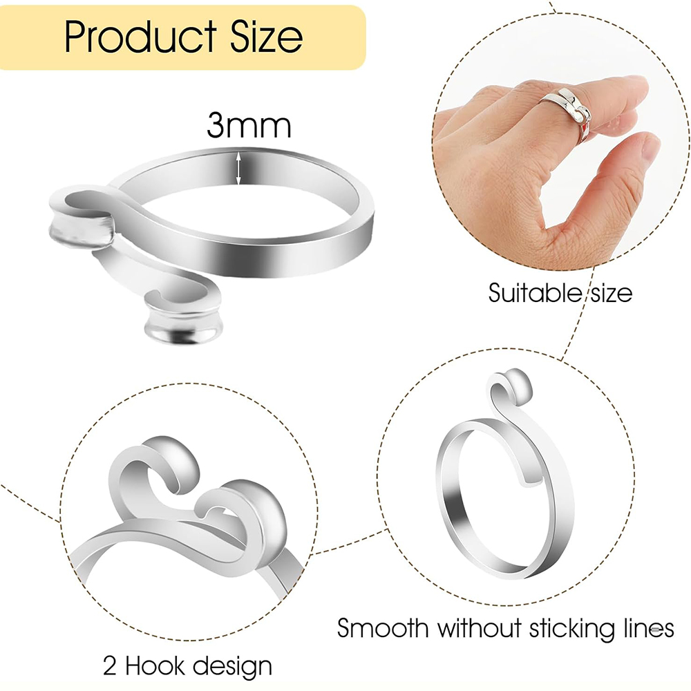 Örgü Tığ Döngü Yüzükler Örme D - Sewing Thimble Metal incelemesi ve fiyatı