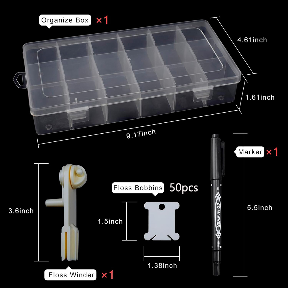 Nakış İpliği Düzenleyici 18 Bö - Bobbin Organizer Box incelemesi ve fiyatı