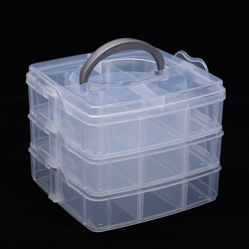 3 kat 18 bölmeler plastik nakı - Bobbin Organizer Box incelemesi ve fiyatı
