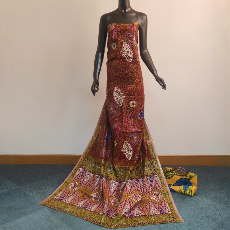46 inç * 6 yarda yeşil yaprak  - Sewing Batik Fabric incelemesi ve fiyatı