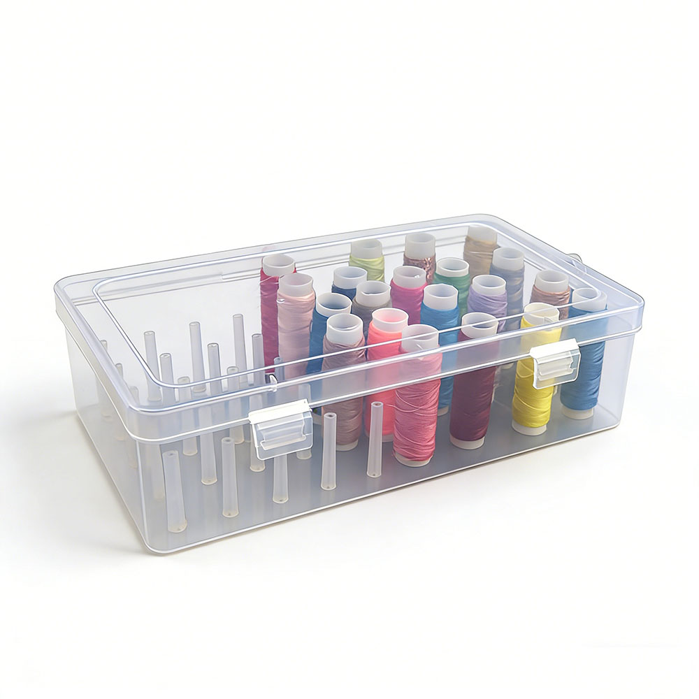 Yeni dikiş ipliği kutusu, 42 b - Bobbin Organizer Box incelemesi ve fiyatı