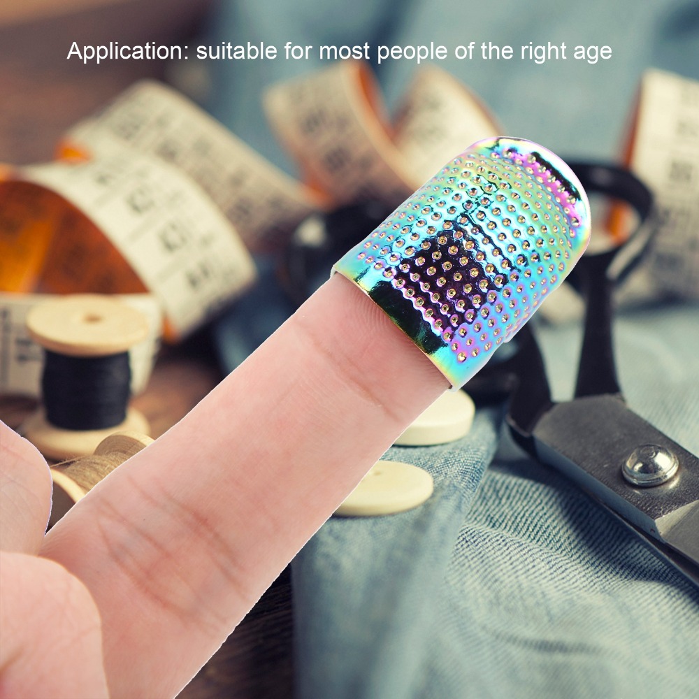 4 adet dayanıklı pirinç parmak - Sewing Thimble Metal incelemesi ve fiyatı