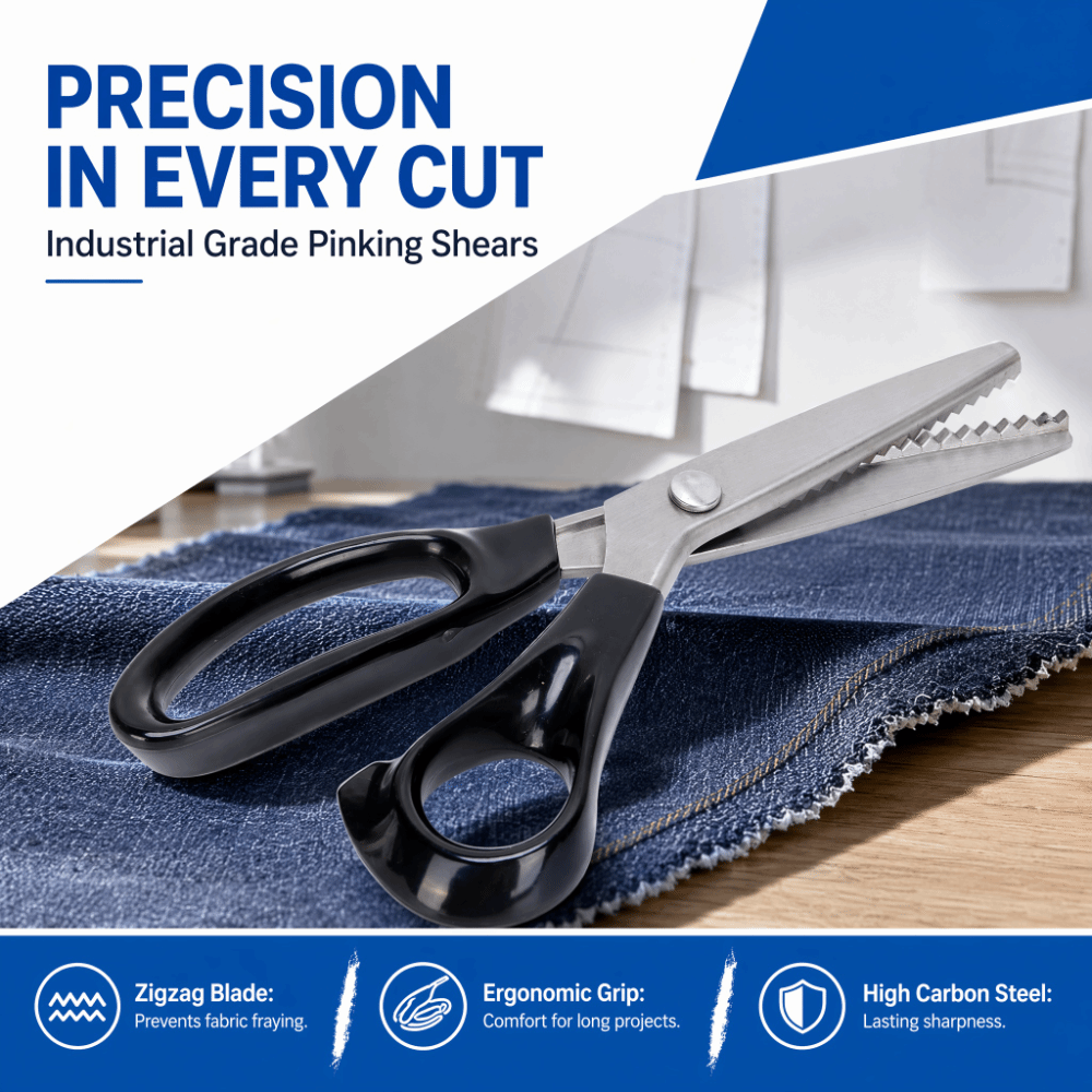 Dalgalı Tırtıklı Bıçaklar Pemb - Pinking Shear Blade incelemesi ve fiyatı