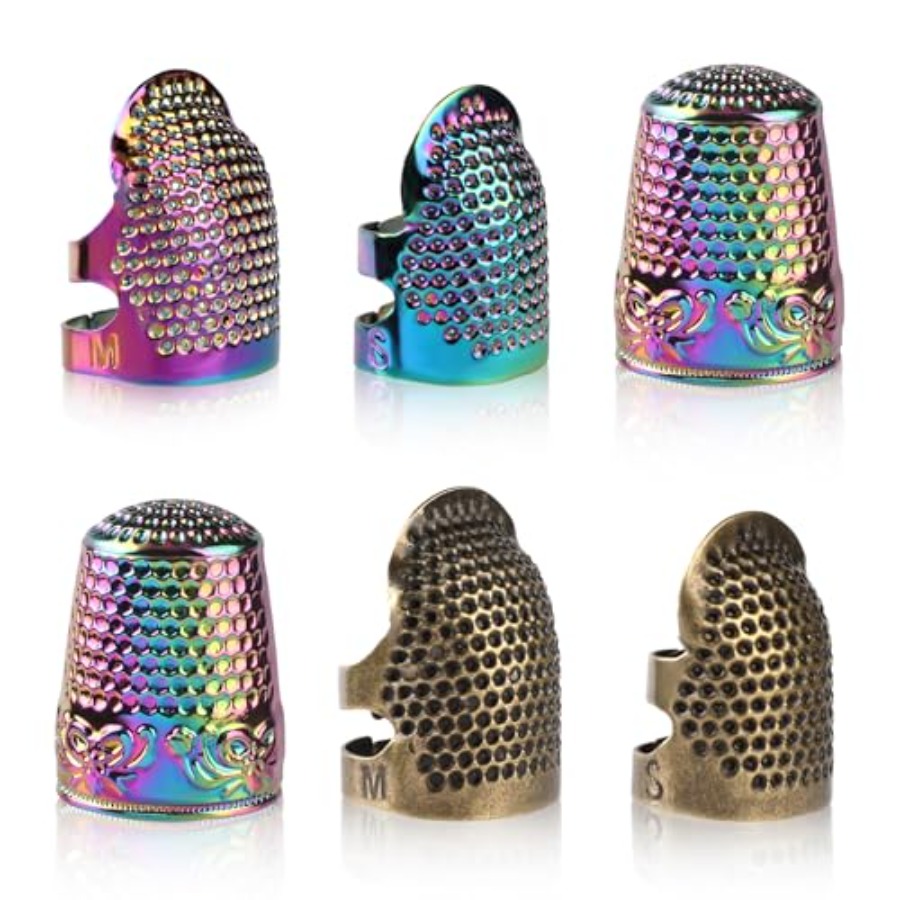 El Dikişi için Yüksükler, 6 Ad - Sewing Thimble Metal incelemesi ve fiyatı