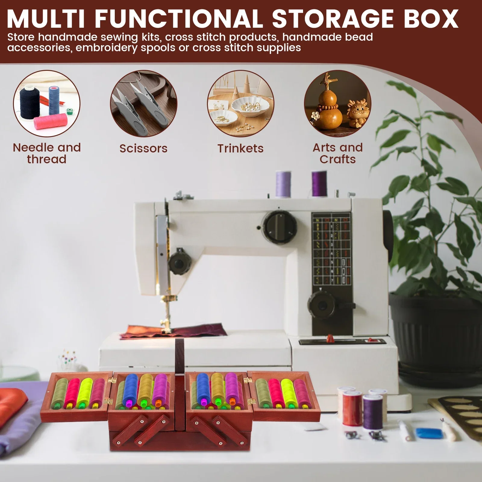 Genişletilebilir Dikiş İpliği  - Bobbin Organizer Box incelemesi ve fiyatı
