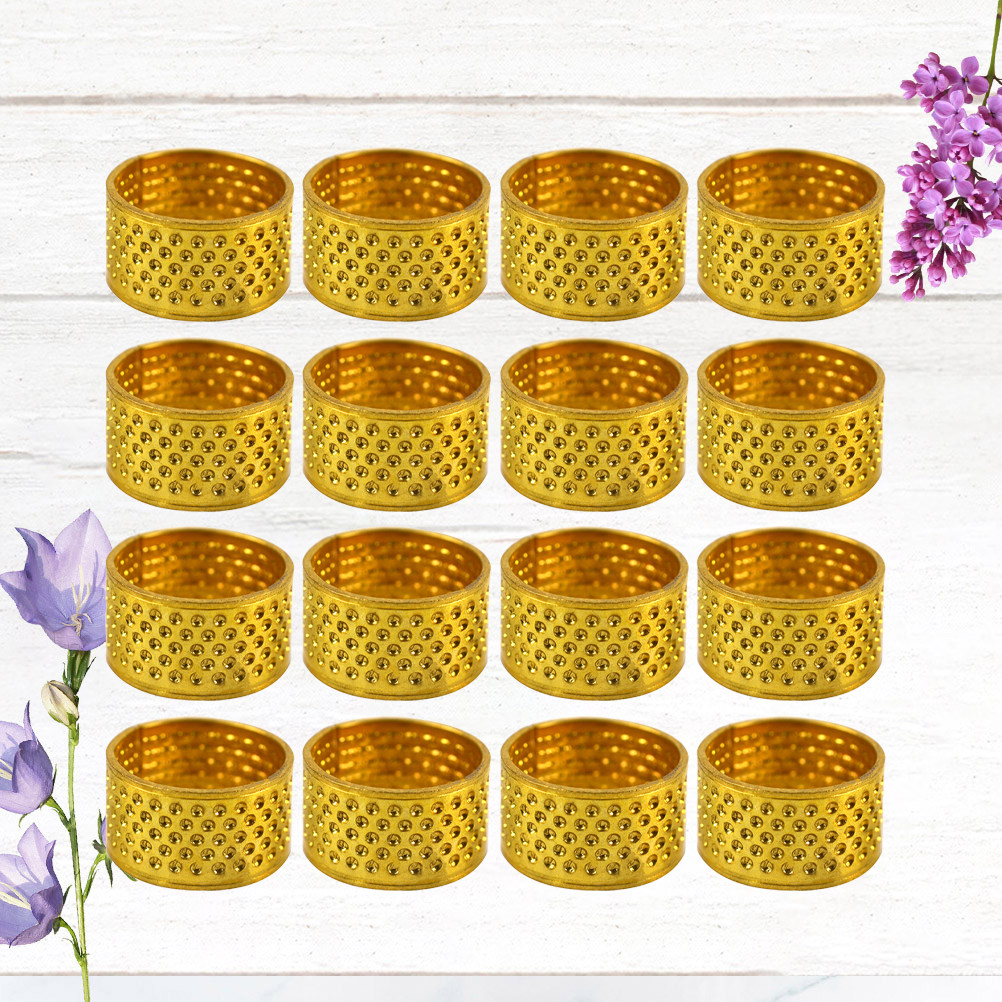 100 adet Metal Yüzük Ayarlanab - Sewing Thimble Metal incelemesi ve fiyatı
