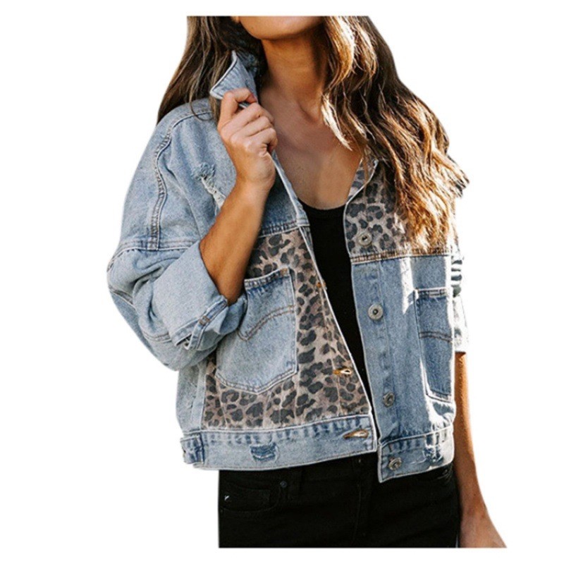 Leopar Dikiş Denim Ceket Kadın - Sewing Jackets incelemesi ve fiyatı
