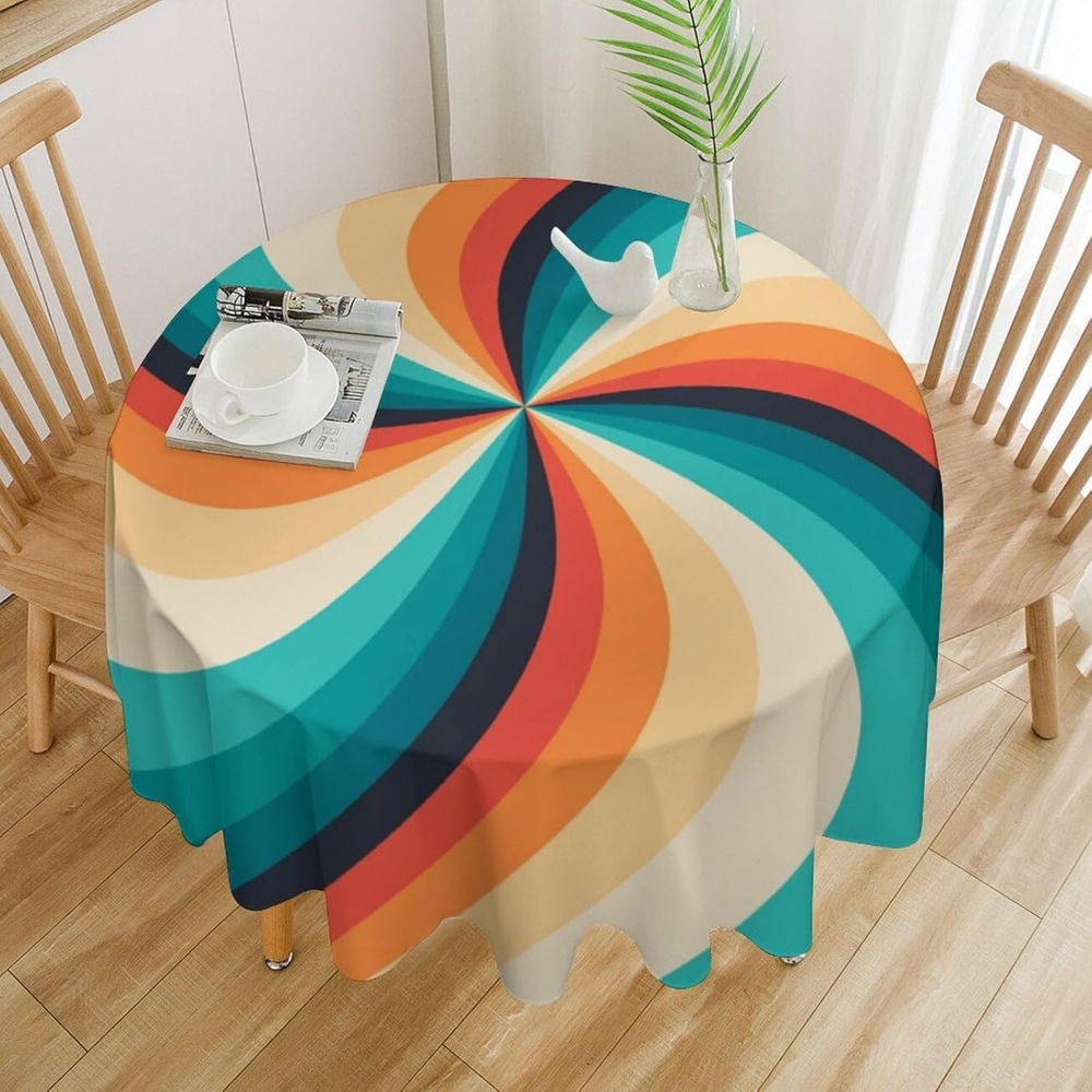 Vintage Groovy Swirl Yuvarlak  - Century Textile & Sewing Supply Saskatoon Sk incelemesi ve fiyatı