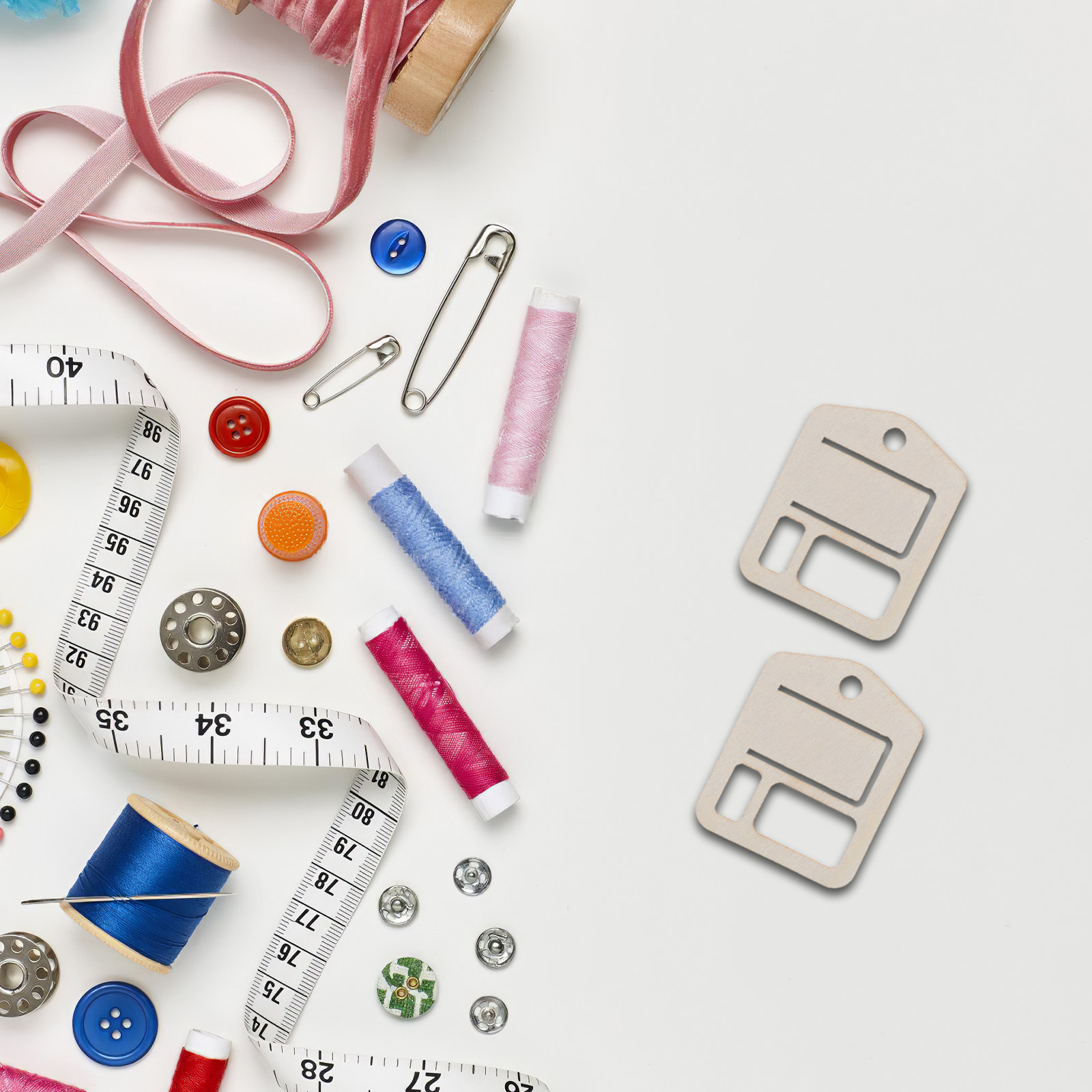 100 Adet Ahşap El İşi İplik Dü - Bobbin Organizer Box incelemesi ve fiyatı