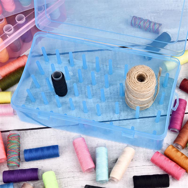 Yeni 42 eksen dikiş ipliği sak - Bobbin Organizer Box incelemesi ve fiyatı